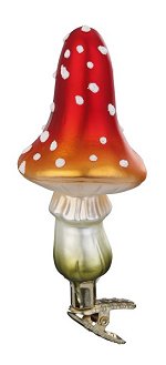 Fly Agaric - Mushroom<br>Inge-glas Ornament